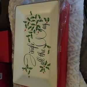 Lenox Jingle all the Way Plate. Never used